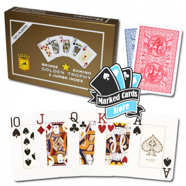 Modiano Golden Trophy Rummy Playing Cards 