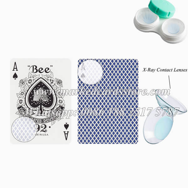 bad familie Glans X-Ray Contact Lenses for Marked Cards