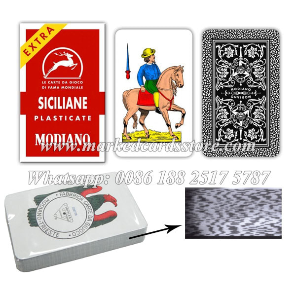 Fünferpaket Siciliane Spielkarten Scopa SUPER von Modiano Briscola 