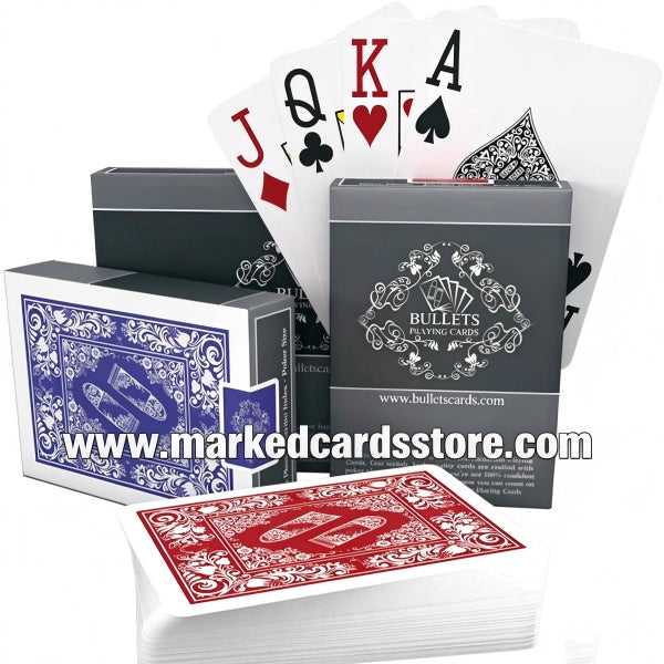 Bullets Playing Cards with Invisible Ink Marks For Cheating