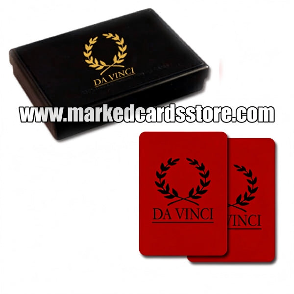 Red and Blue Da Vinci Marked Poker Cards