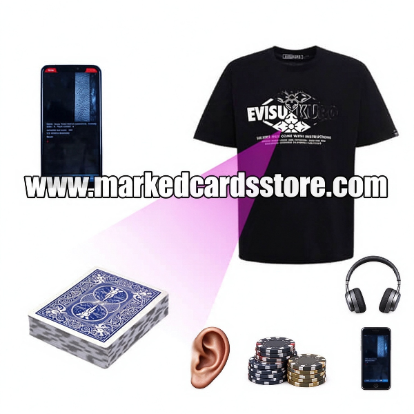 Accurate T-shirt Poker Scanning Camera for Security Cheating