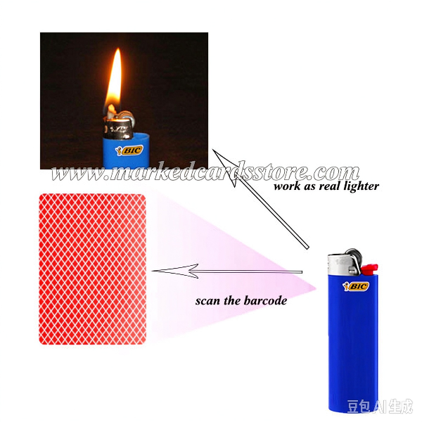Plastic Lighter Poker Scanner Camera