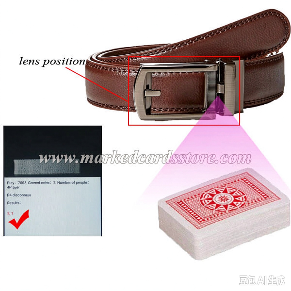 Leather Belt Poker Scanner Camera