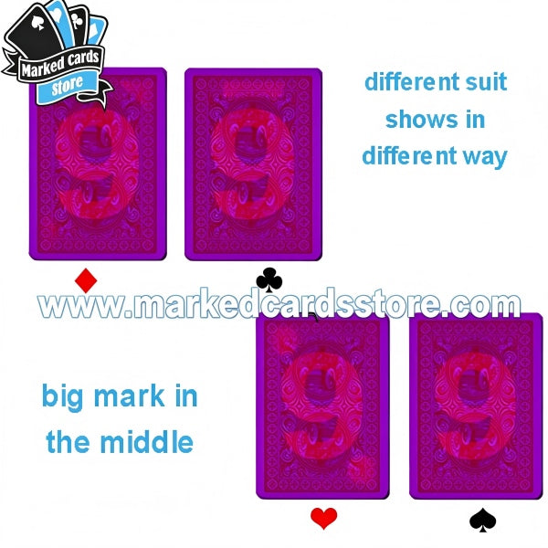 Modiano Golden Trophy Marked Playing Cards for Cheating Devices