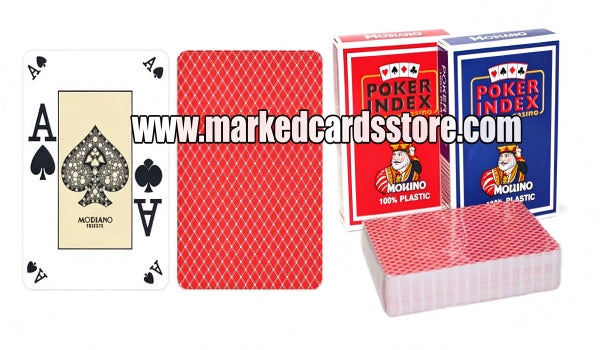 Typical Modiano Peek Index Contact Lenses Marked Cards