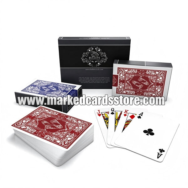 Bullets Playing Cards with Invisible Ink Marks For Cheating