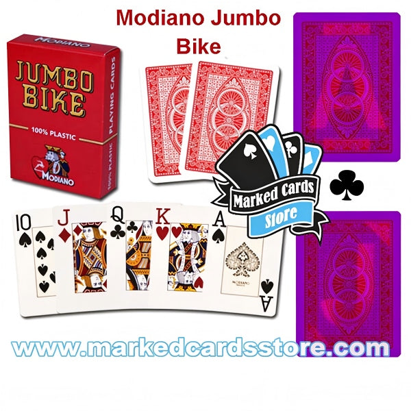 Modiano Jumbo Bike Invisible Playing Cards Supplier for Lenses