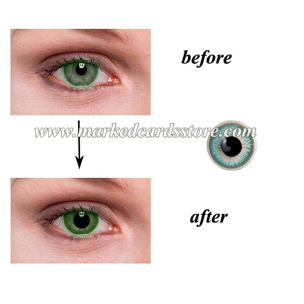 Popular Marked Playing Cards Contact Lenses