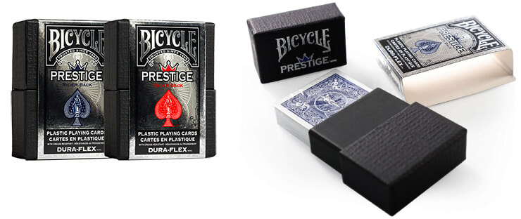 Plastic Bicycle Prestige playing cards