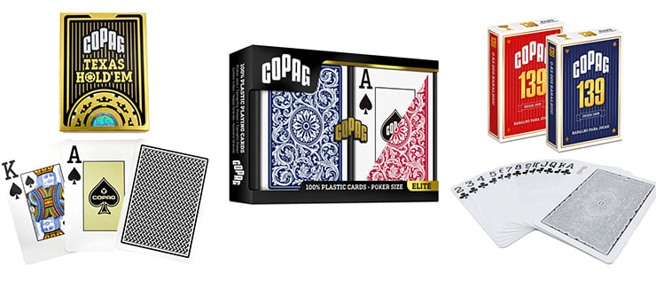Copag plastic poker playing cards