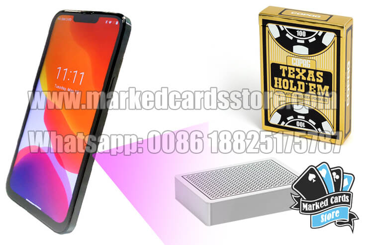 Copag Texas Holdem Barcode Marked Cards Work with AKK A6 iphone poker analyzer