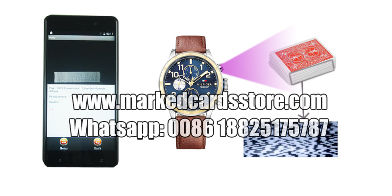 Leather Watch Scanner Marked Cards Reader